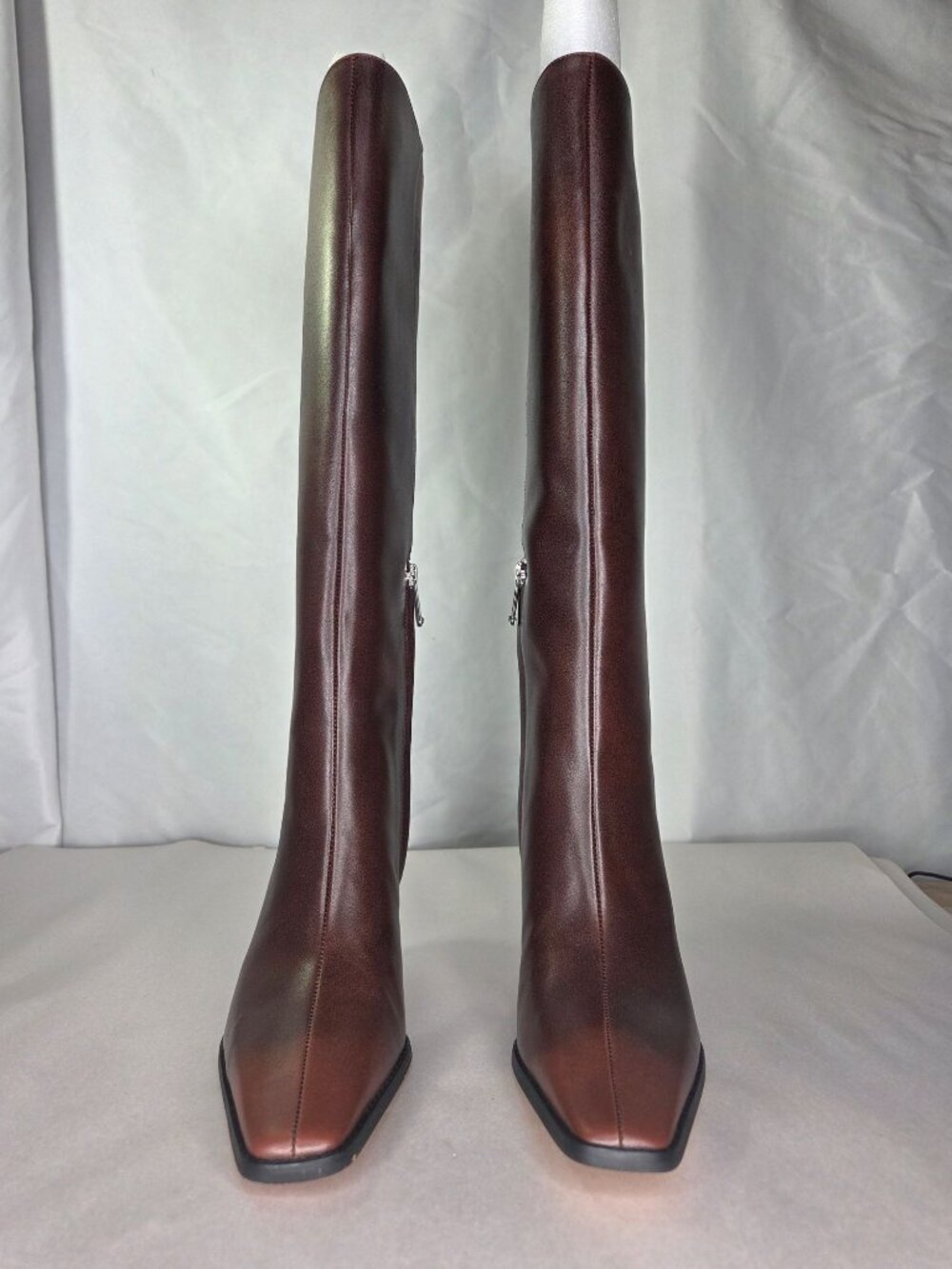 MICHAEL Michael Kors Darrah Heeled Boots Luggage : 7 M, Leather - Picture 3 of 10